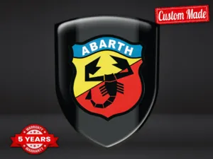 Fiat Abarth Pegatinas Logo Vinilo Pro Máximo Diseño Estilo Estiloso